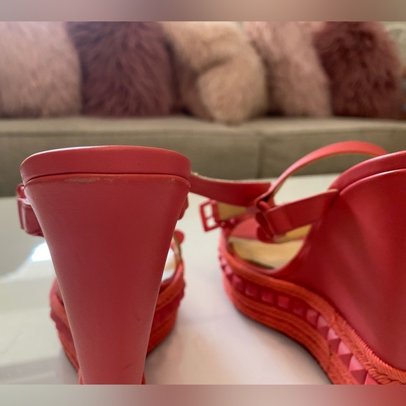 authentic Christian Louboutin wedges - Picture 5 of 16